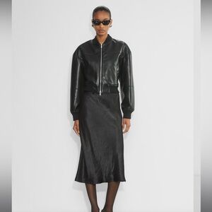 Aritzia Midi Slip Skirt